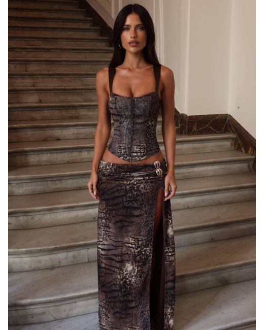 Outcast Brown Elyse Top Wild One