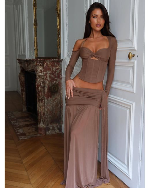 Outcast Brown Ember Maxi Skirt