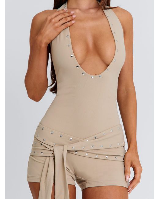 Outcast Natural Traci Playsuit Stone