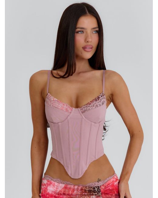 Outcast Red Nathalie Corset Top Ella