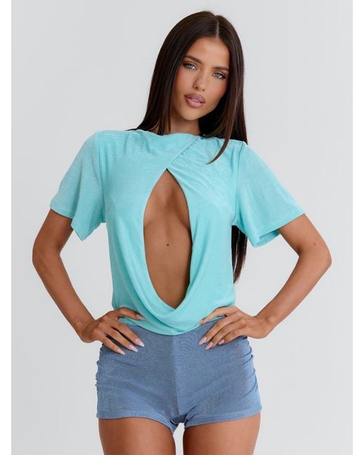 Outcast Blue Bridgett Playsuit
