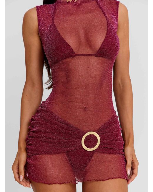 Outcast Red Ziane Mini Dress