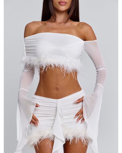 Outcast Gray Gilda Mini Skirt