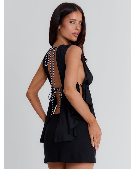 Outcast Black Sofie Crop Top