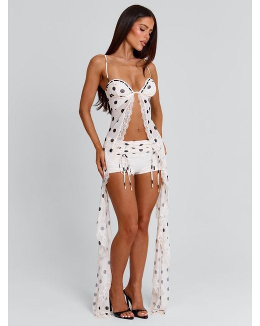 Outcast Black Ashlyne Shorts Polka Dot