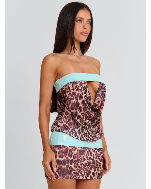 Outcast Blue Roewai Mini Dress Haze