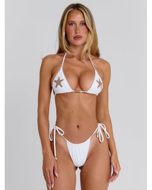 Outcast White Paloma Bikini Bottoms