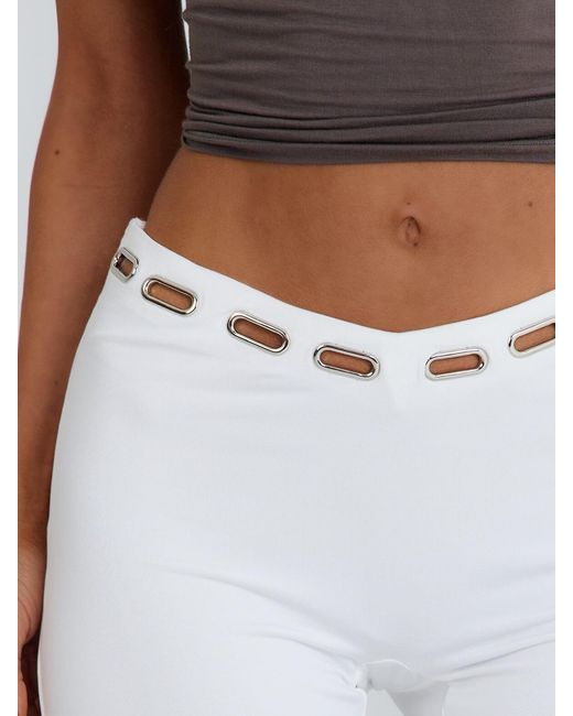 Outcast White Azul Capri Pants