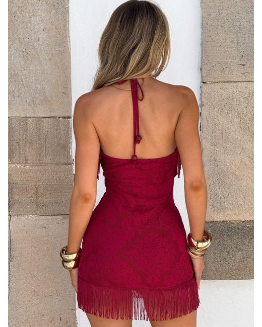 Outcast Joann Mini Dress Raspberry in Red | Lyst Outcast Joann Mini Dress Raspberry in Red | Lyst
