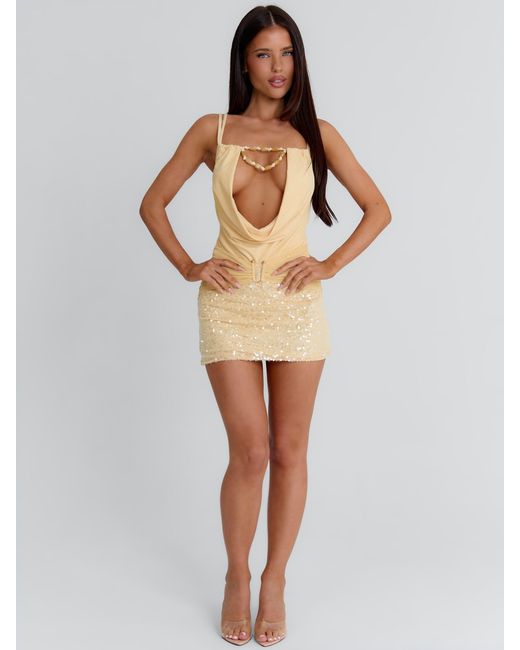 Outcast Natural Deanna Mini Dress