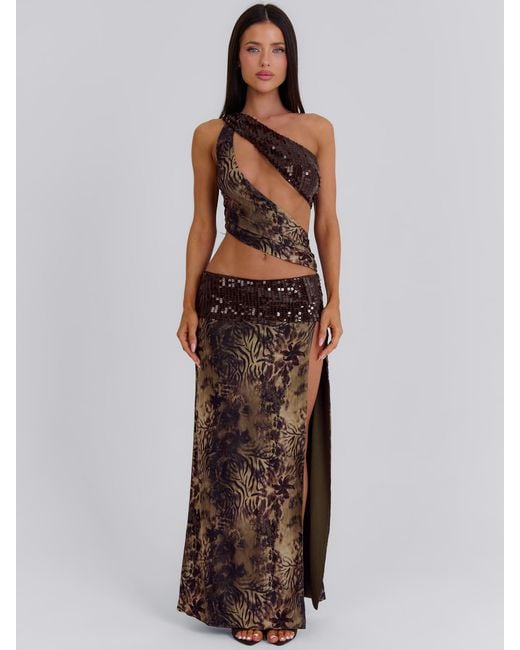 Outcast Brown Mattie Maxi Dress Sylvia