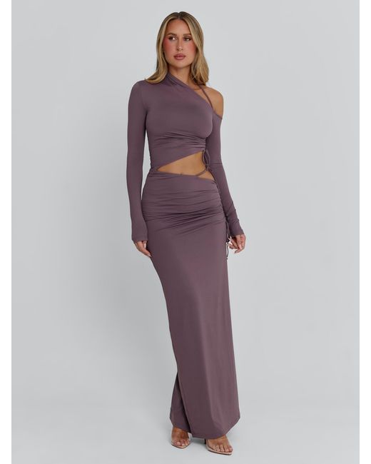 Outcast Purple Seraya Maxi Dress Mauve