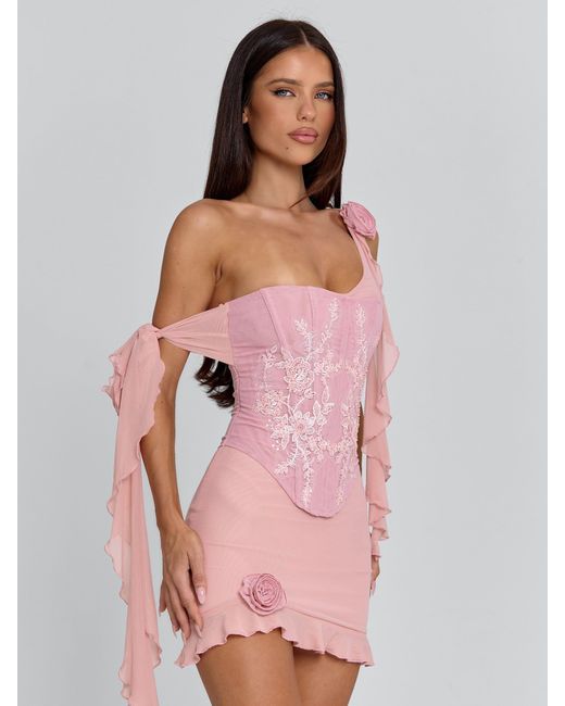 Outcast Pink Loreto Mini Dress