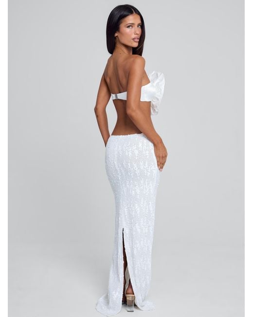 Outcast White Niva Maxi Skirt