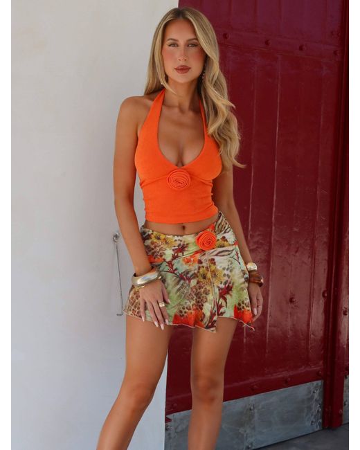Outcast Red Cetara Top