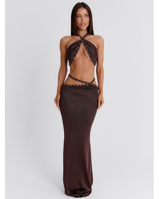 Outcast Brown Rai Top
