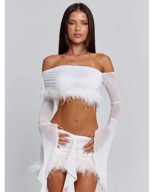 Outcast Gray Gilda Mini Skirt