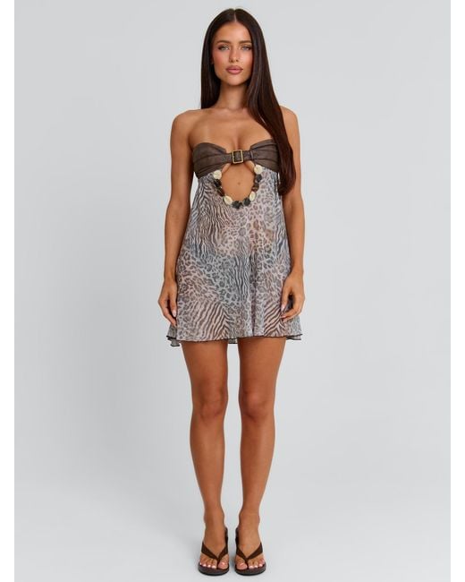 Outcast White Kirsten Mini Dress Tamara
