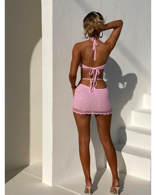 Outcast Pink Shinka Mini Dress Baby
