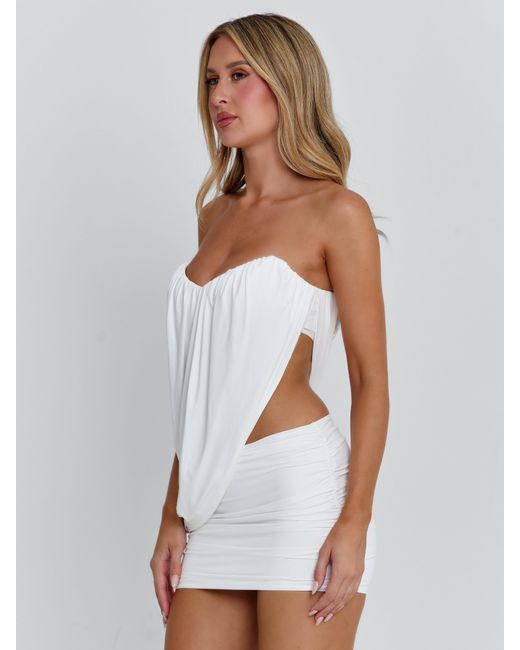 Outcast White Karana Mini Skirt