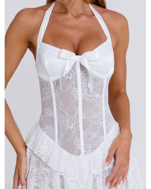 Outcast White Elyza Mini Dress