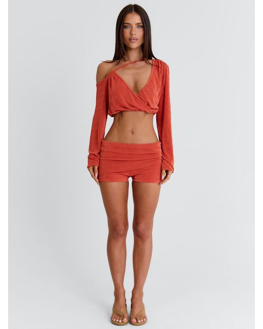 Outcast Red Briela Shorts