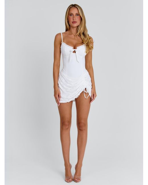 Outcast White Gigy Mini Dress