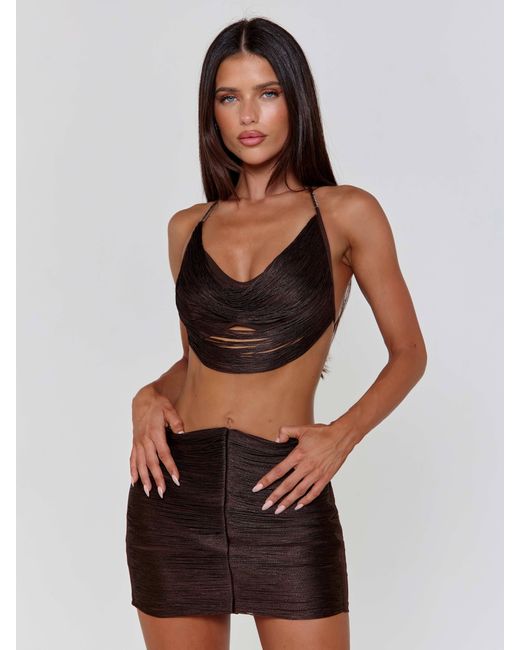 Outcast Black Eliana Mini Skirt