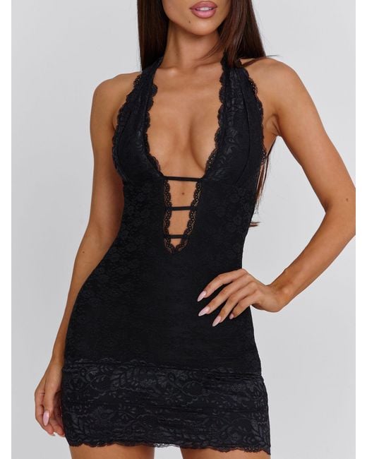Outcast Black India Mini Dress