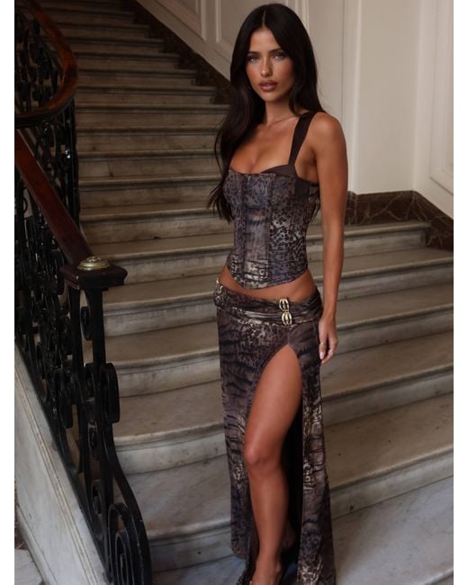 Outcast Brown Elyse Top Wild One