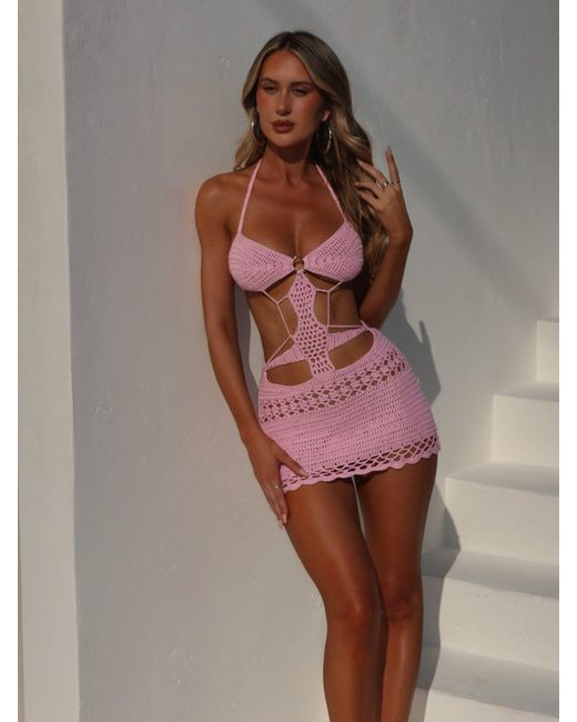 Outcast Pink Shinka Mini Dress Baby