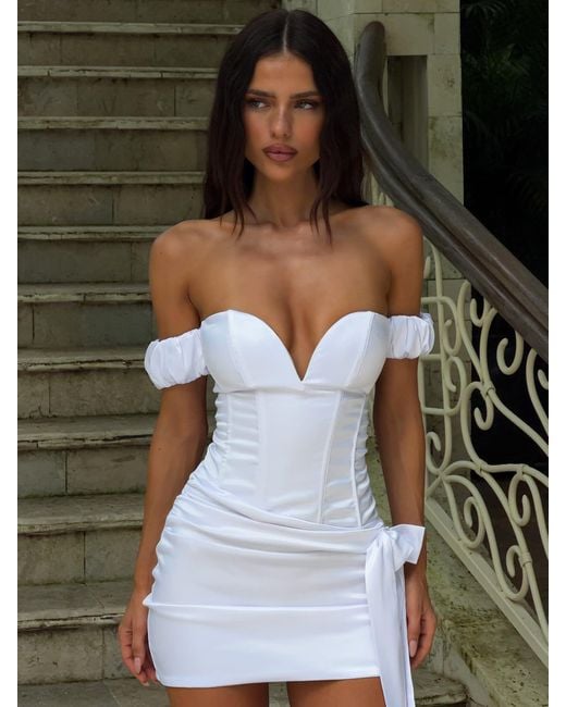 Outcast White Fraydis Mini Dress