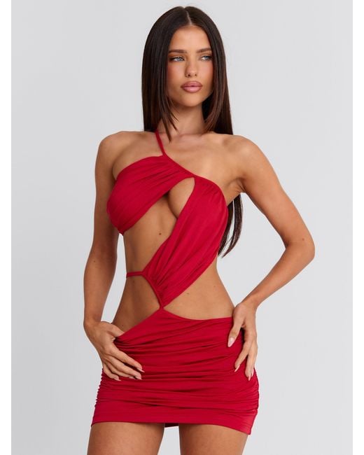 Outcast Red Celine Mini Dress