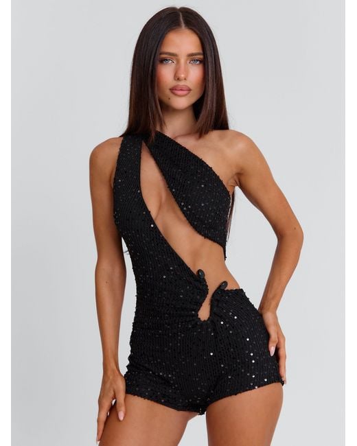 Outcast Black Ramonia Playsuit