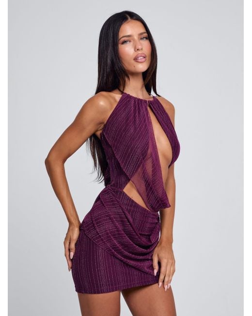 Outcast Beautrix Mini Dress Deep in Red | Lyst
