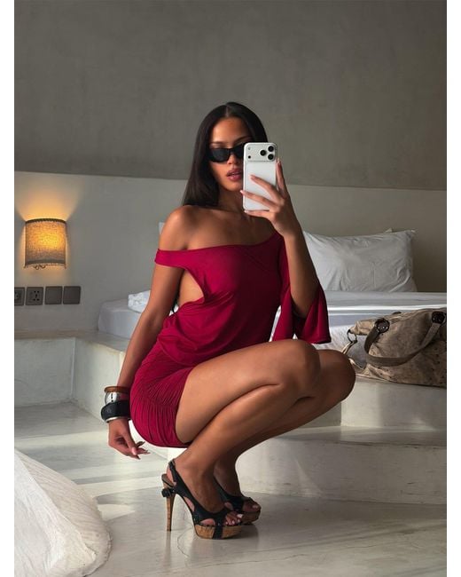Outcast Red Kathrin Mini Dress
