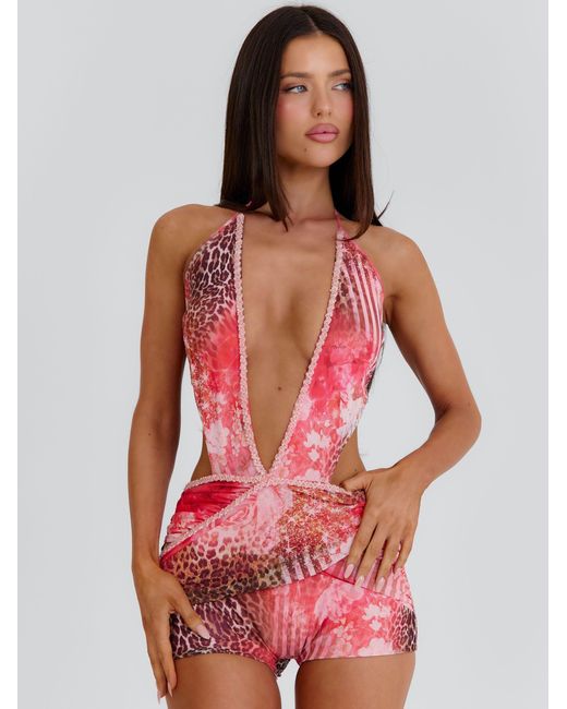 Outcast Red Romey Playsuit Ella