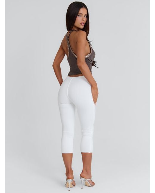 Outcast White Azul Capri Pants