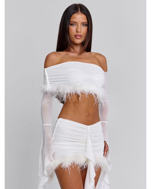 Outcast Gray Gilda Mini Skirt