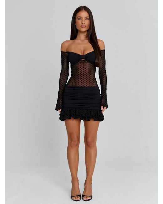 Outcast Black Zenya Mini Dress