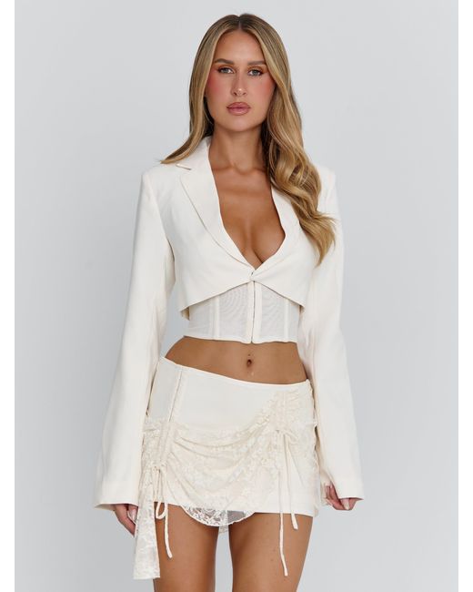 Outcast White Toscana Skirt Ivory