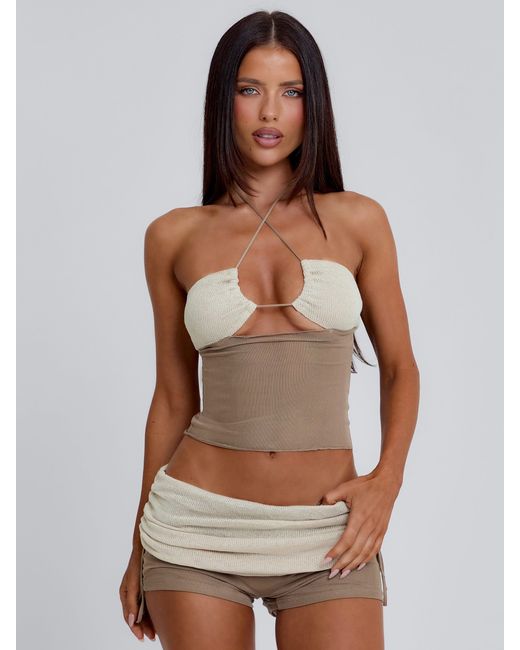Outcast Brown Aubri Shorts