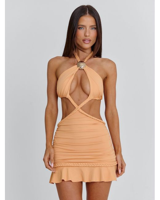 Outcast Brown Livai Mini Dress