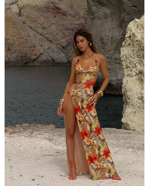 Outcast Gray Clarina Maxi Dress Tigerlily