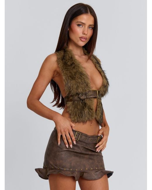 Outcast Brown Chandra Top