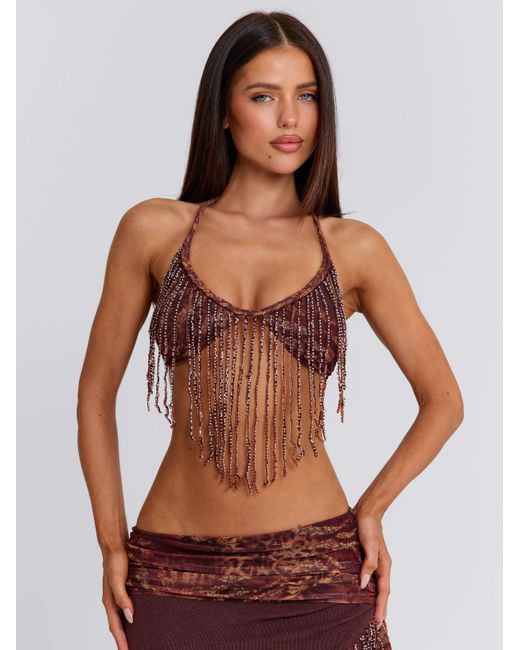 Outcast Brown Rosailina Top Rayella