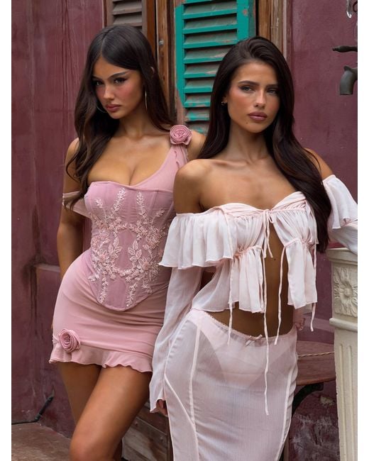 Outcast Pink Loreto Mini Dress