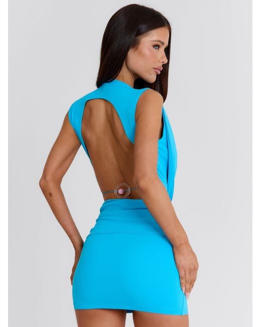 Outcast Blue Caria Mini Dress