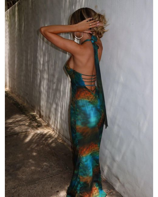 knee length dresses for ladies Maxi Floral Dress – Azores Jewelry main image 0