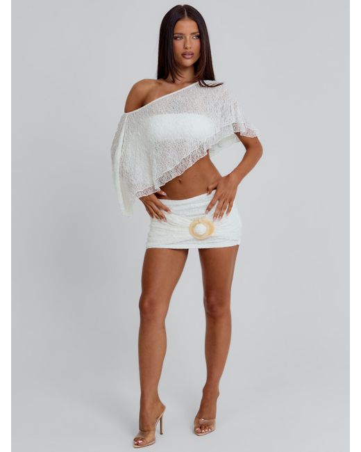 Outcast Brown Jillian Mini Skirt